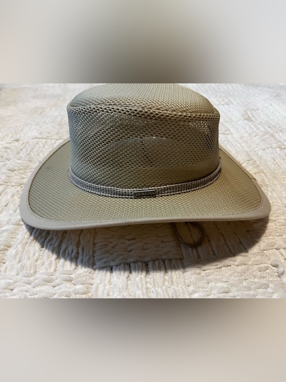 Stetson Men's Tan Mesh Outback Hat